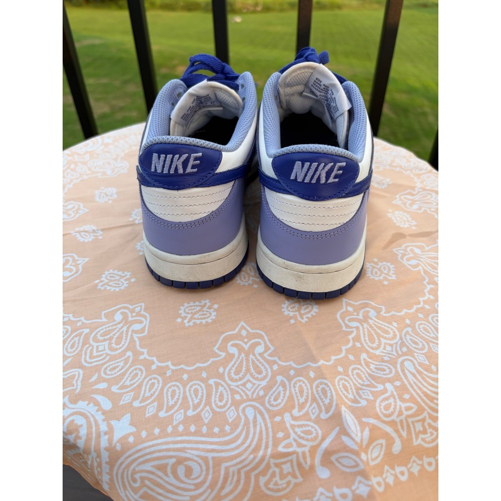 Nike Dunk Low GS Oxygen Purple Blue White Sneakers DZ4456-100 Size 6.5Y - Picture 3 of 6